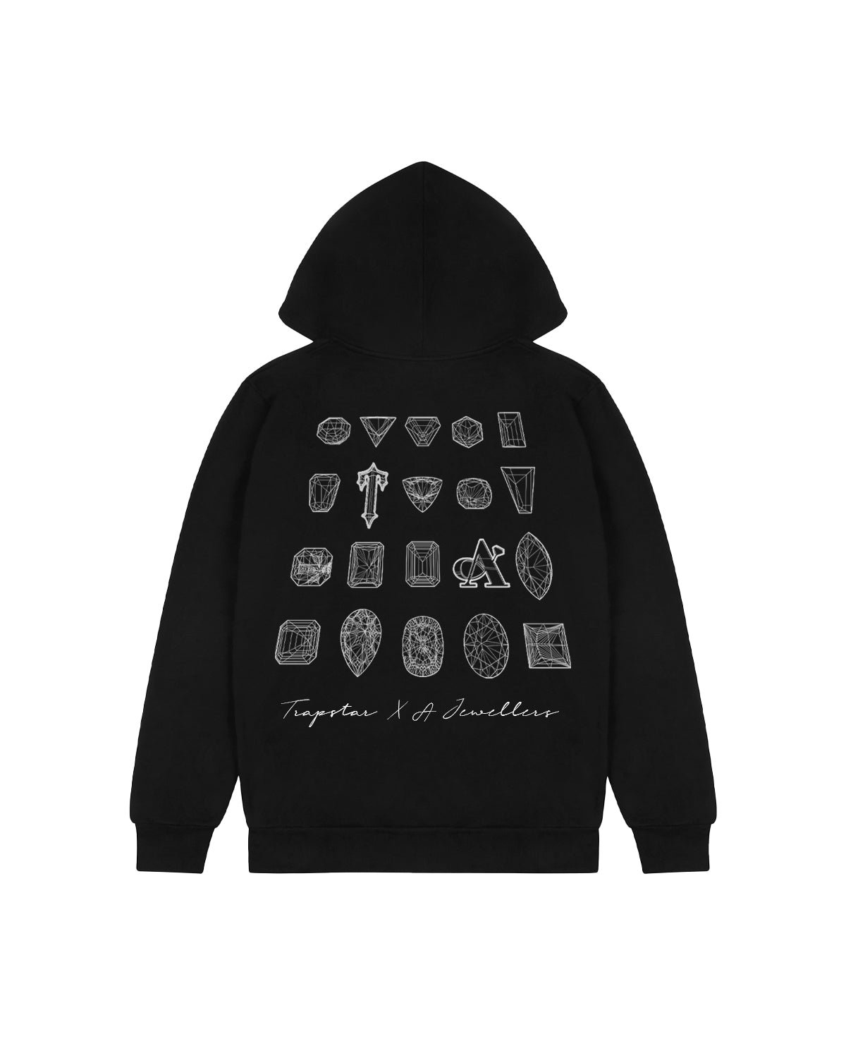 Trapstar x A Jewellers 2.1 Hoodie - Black Trapstar x A Jewellers 2.1 Hoodie - Black