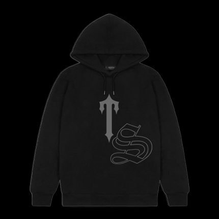 TS Print Hoodie - Black