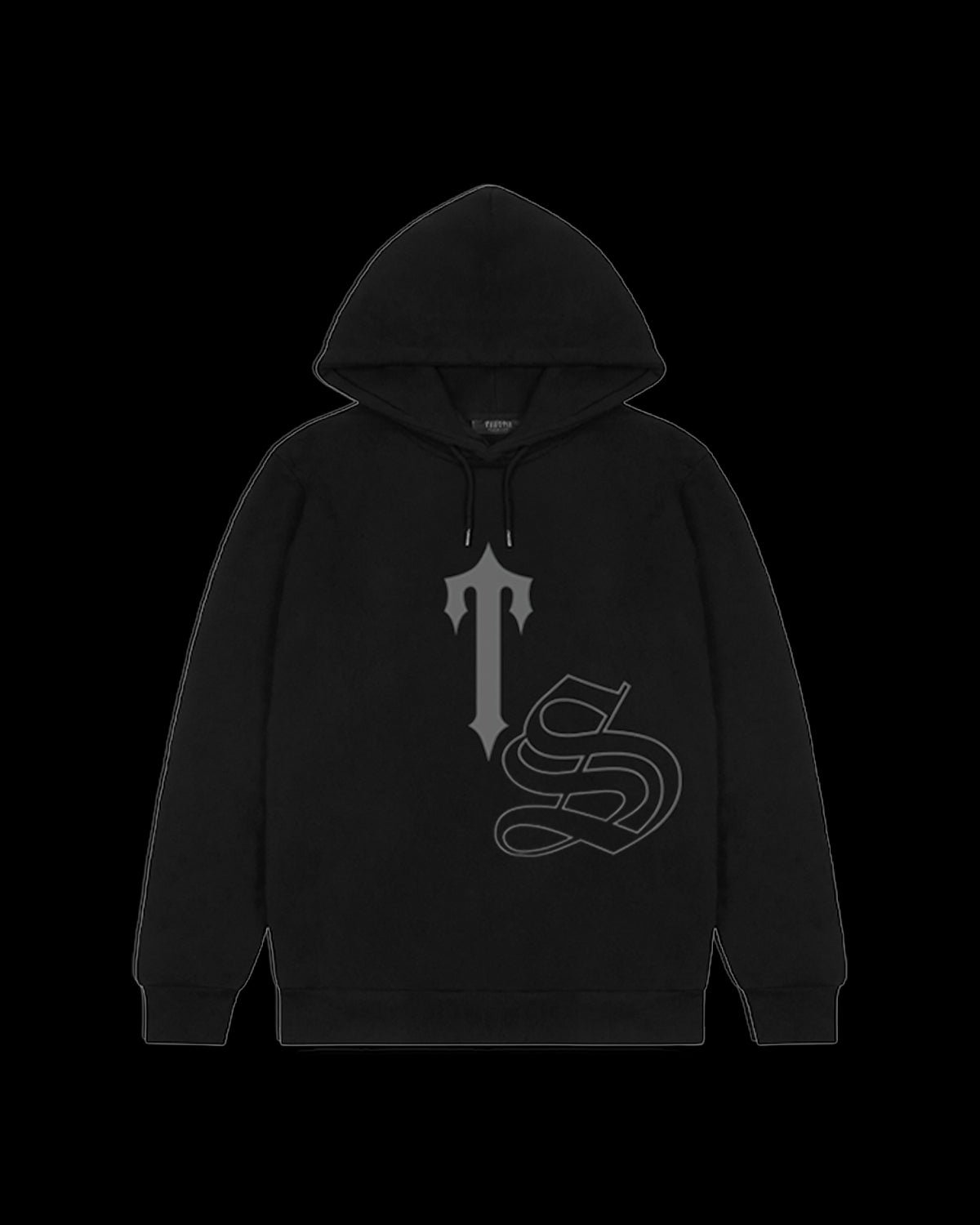 TS Print Hoodie - Black TS Print Hoodie - Black