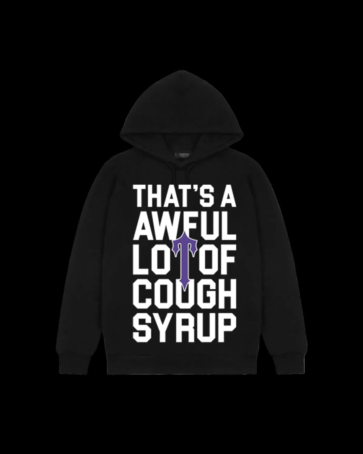 Trapstar x Cough Syrup OG Hoodie - Black Trapstar x Cough Syrup OG Hoodie - Black