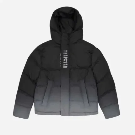 Black Trapstar Decded Hooded Puffer Jacket 2.0