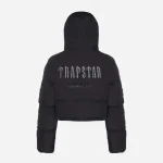 Black Trapstar Decoded Jacket For Womens