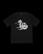 TS Flame Print Tee - Black