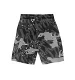 Trapstar Decoded Camo Shorts – Black Camo