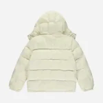 Trapstar Decoded Hooded Puffer Jacket Cream
