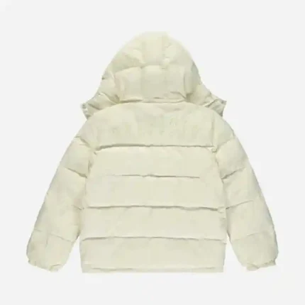 Trapstar Decoded Hooded Puffer Jacket Cream