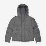 Trapstar Decoded Hooded Puffer Jacket Grey