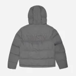Trapstar Decoded Hooded Puffer Jacket Grey