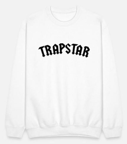 Trapstar Fire Logo Sweatshirt White