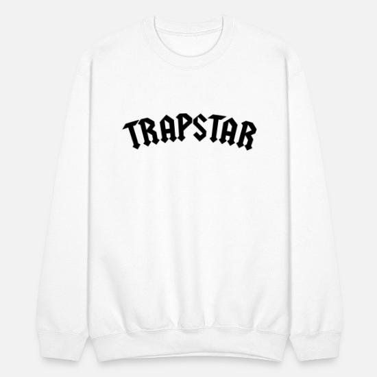Trapstar Fire Logo Sweatshirt White Trapstar Fire Logo Sweatshirt White
