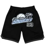 Trapstar Shooters SS23 Basketball Shorts – Black/Ice