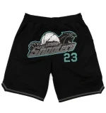 Trapstar Shooters SS23 Basketball Shorts – Black/Sea Blue