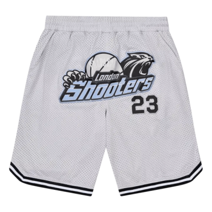 Trapstar Shooters SS23 Basketball Shorts – Grey/Blue