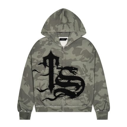 TS Script Hoodie - Camo