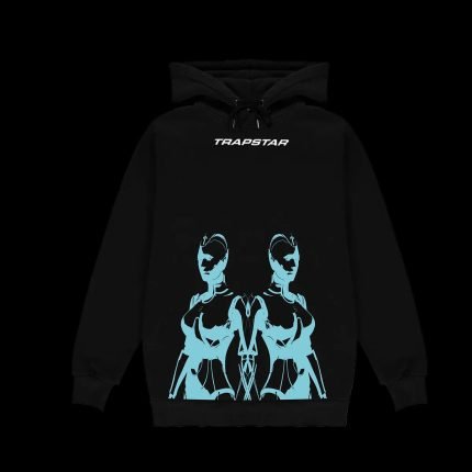 Cyber Twin Hoodie - Black